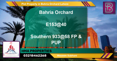 Residential Plot for Sale in Bahria Orchard, Lahore - (BP-67264)