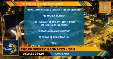 Commercial Plot for Sale in Bahria Town, Lahore - (BP-67270)