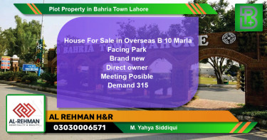 Residential Plot for Sale in Bahria Town, Lahore - (BP-67281)