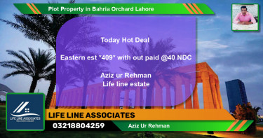 Residential Plot for Sale in Bahria Orchard, Lahore - (BP-67302)