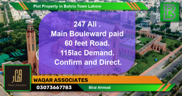 Residential Plot for Sale in Bahria Town, Lahore - (BP-67311)