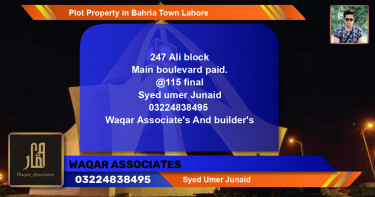 Residential Plot for Sale in Bahria Town, Lahore - (BP-67318)
