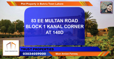 Residential Plot for Sale in Bahria Town, Lahore - (BP-67352)