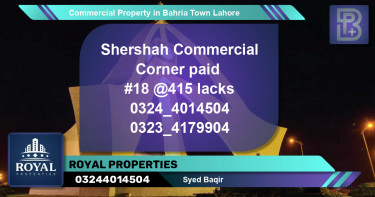 Commercial Property for Sale in Bahria Town, Lahore - (BP-67378)