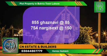 Residential Plot for Sale in Bahria Town, Lahore - (BP-67408)
