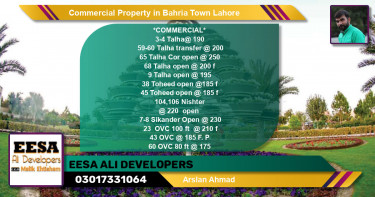 Commercial Property for Sale in Bahria Town, Lahore - (BP-67415)