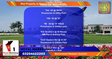 Residential Plot for Sale in Bahria Orchard, Lahore - (BP-67481)