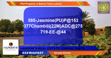Residential Plot for Sale in Bahria Town, Lahore - (BP-67489)