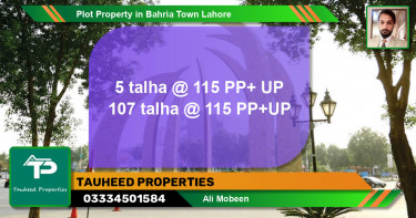 Residential Plot for Sale in Bahria Town, Lahore - (BP-67498)