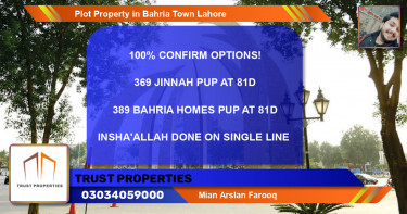 Residential Plot for Sale in Bahria Town, Lahore - (BP-67510)