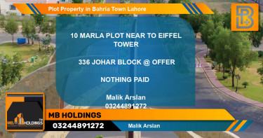 Residential Plot for Sale in Bahria Town, Lahore - (BP-67511)