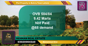 Residential Plot for Sale in Bahria Town, Lahore - (BP-67534)