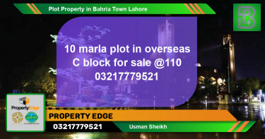 Residential Plot for Sale in Bahria Town, Lahore - (BP-67536)