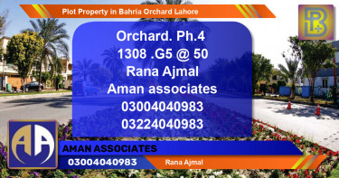 Residential Plot for Sale in Bahria Orchard, Lahore - (BP-67559)