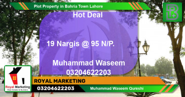 Residential Plot for Sale in Bahria Town, Lahore - (BP-67584)