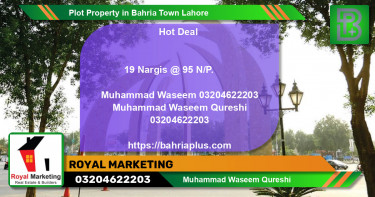 Residential Plot for Sale in Bahria Town, Lahore - (BP-67601)