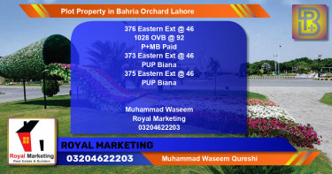 Residential Plot for Sale in Bahria Orchard, Lahore - (BP-67644)