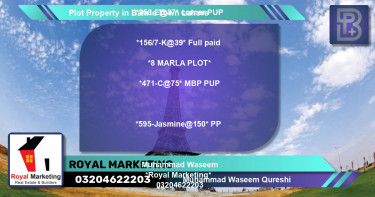 Residential Plot for Sale in Bahria Town, Lahore - (BP-67648)