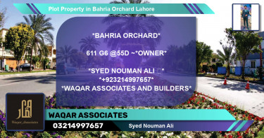 Residential Plot for Sale in Bahria Orchard, Lahore - (BP-67651)