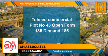 Commercial Plot for Sale in Bahria Town, Lahore - (BP-67668)