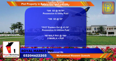 Residential Plot for Sale in Bahria Orchard, Lahore - (BP-67679)