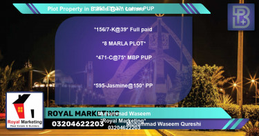 Residential Plot for Sale in Bahria Town, Lahore - (BP-67680)