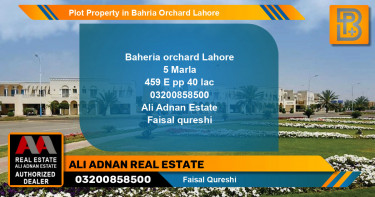 Residential Plot for Sale in Bahria Orchard, Lahore - (BP-67693)
