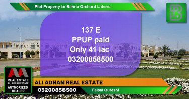 Residential Plot for Sale in Bahria Orchard, Lahore - (BP-67694)