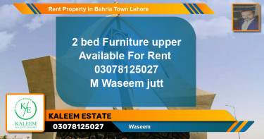 Residential Property for Rent in Bahria Town, Lahore - (BP-67698)