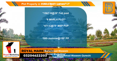 Residential Plot for Sale in Bahria Town, Lahore - (BP-67715)