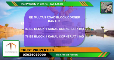 Residential Plot for Sale in Bahria Town, Lahore - (BP-67722)