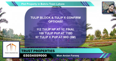 Residential Plot for Sale in Bahria Town, Lahore - (BP-67723)