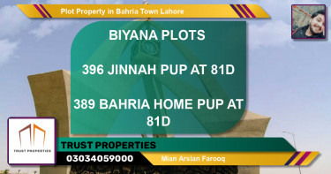 Residential Plot for Sale in Bahria Town, Lahore - (BP-67733)
