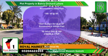 Residential Plot for Sale in Bahria Orchard, Lahore - (BP-67744)