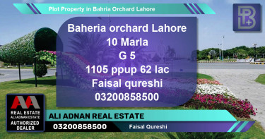 Residential Plot for Sale in Bahria Orchard, Lahore - (BP-67756)