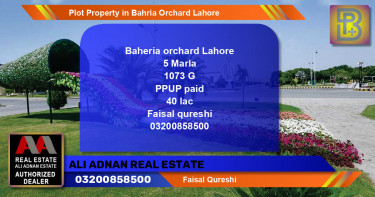 Residential Plot for Sale in Bahria Orchard, Lahore - (BP-67774)