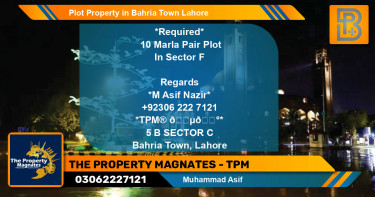 Residential Plot for Sale in Bahria Town, Lahore - (BP-67788)