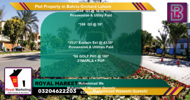 Residential Plot for Sale in Bahria Orchard, Lahore - (BP-67800)