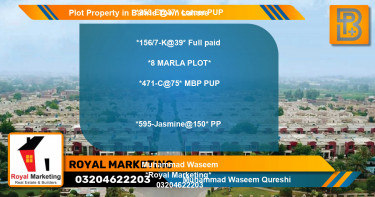 Residential Plot for Sale in Bahria Town, Lahore - (BP-67802)