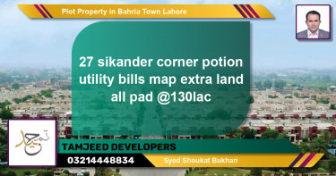 Residential Plot for Sale in Bahria Town, Lahore - (BP-67805)