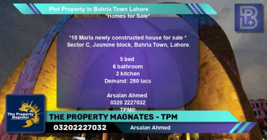 Residential Plot for Sale in Bahria Town, Lahore - (BP-67850)