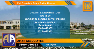 Residential Plot for Sale in Bahria Orchard, Lahore - (BP-67853)