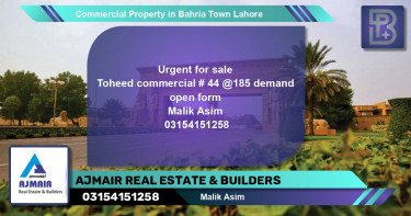 Commercial Property for Sale in Bahria Town, Lahore - (BP-67882)