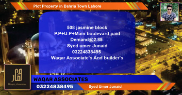 Residential Plot for Sale in Bahria Town, Lahore - (BP-67898)