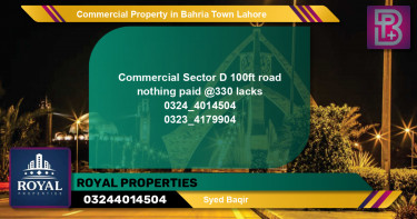 Commercial Property for Sale in Bahria Town, Lahore - (BP-67905)