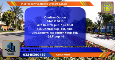 Residential Plot for Sale in Bahria Orchard, Lahore - (BP-67928)
