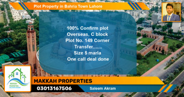 Residential Plot for Sale in Bahria Town, Lahore - (BP-67950)
