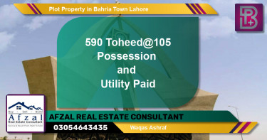 Residential Plot for Sale in Bahria Town, Lahore - (BP-67953)