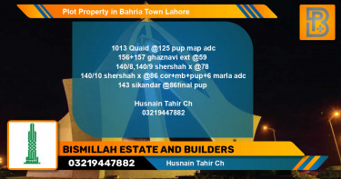 Residential Plot for Sale in Bahria Town, Lahore - (BP-67982)
