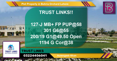 Residential Plot for Sale in Bahria Orchard, Lahore - (BP-68000)
